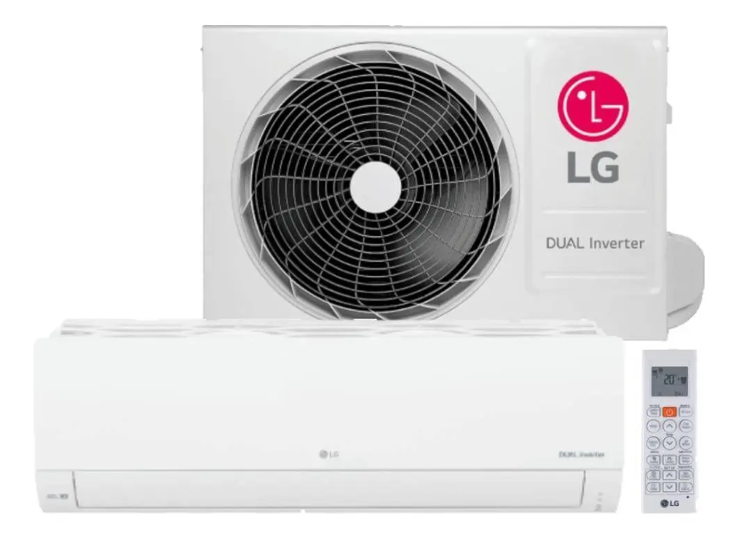 1. LG Dual Inverter Compact AI 9.000 BTUs — ciclo frio