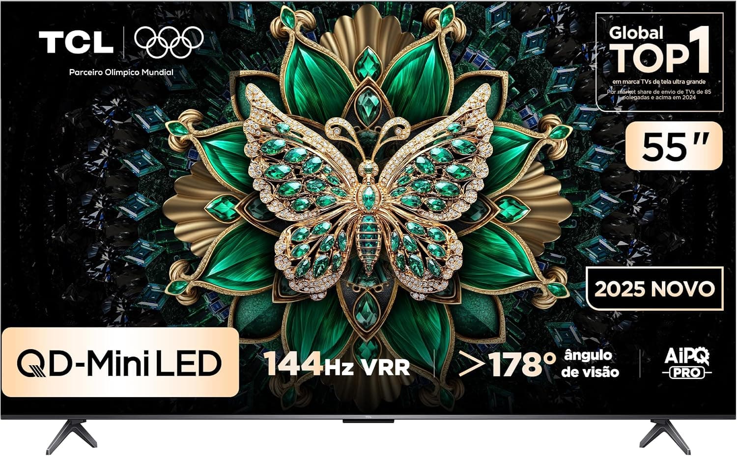 4. TCL C6K QD-Mini LED — 55 polegadas