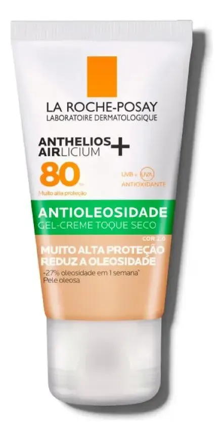 Protetor Solar Facial Antioleosidade com Cor FPS80