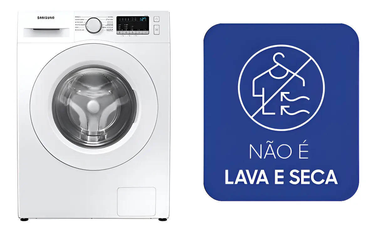 Lavadora Digital Inverter Samsung Ww11t Branca 11kg Cor Branco