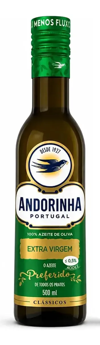 Azeite de Oliva Extra Virgem Vidro Andorinha 500ml